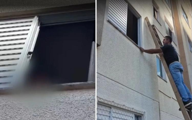 Menino encontrado trancado em apartamento conversava com outras crianças e pedia socorro pela janela