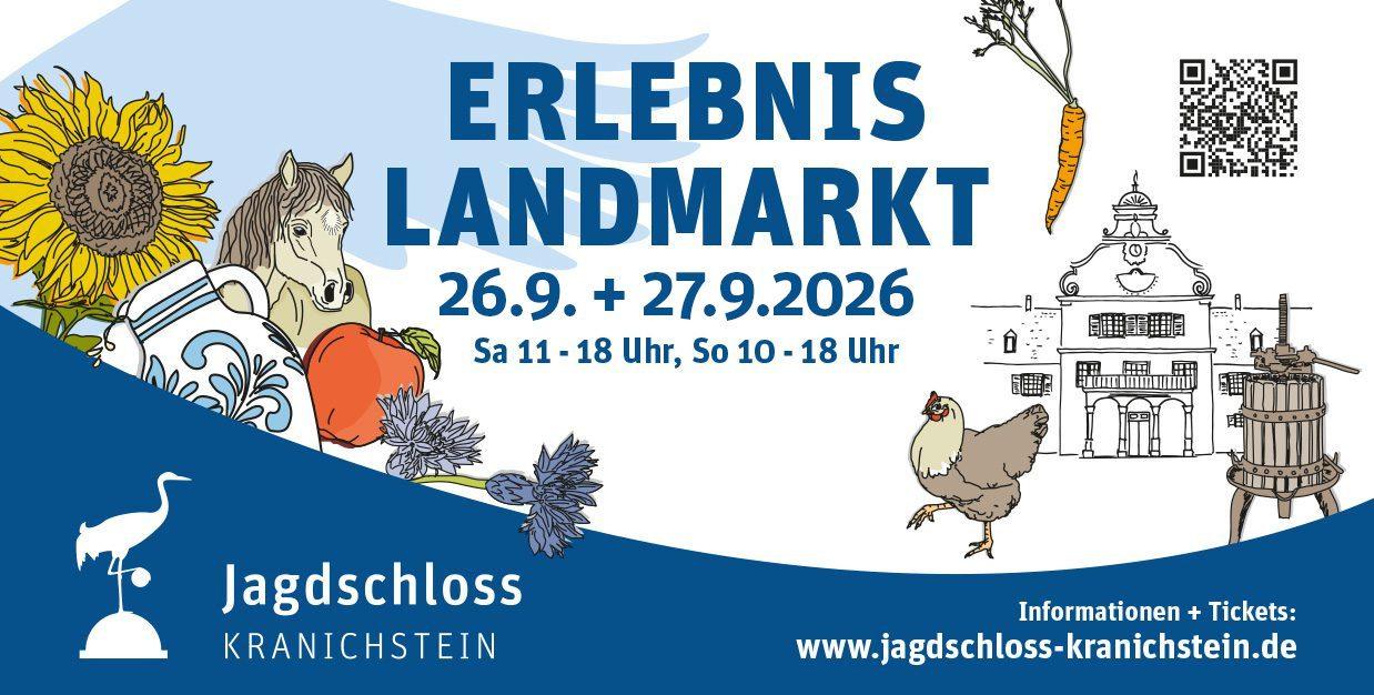 Erlebnis Landmarkt rund um das Jagdschloss Kranichstein