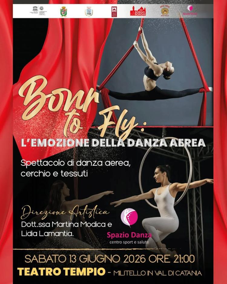 Sabato 13 Giugno 2026 - Ore 21:00 Cine Teatro Tempio  Via Guglielmo Marconi Militello In Val di Catania