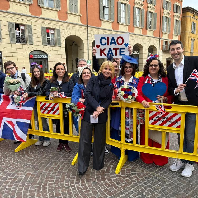 Reggio Emilia blindata, e curiosa, attende Catherine