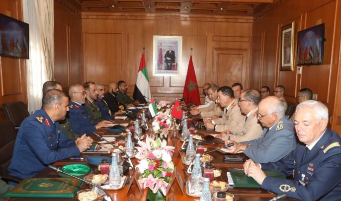 لقاء مغربي إماراتي رفيع المستوى لتعزيز العلاقات العسكرية بين البلدين