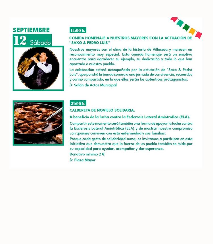 🎉 FIESTAS PATRONALES 2026 | SÁBADO 12 DE SEPTIEMBRE 🎉 Aunque hemos dejado atrás algunos de los días más intensos de nu...