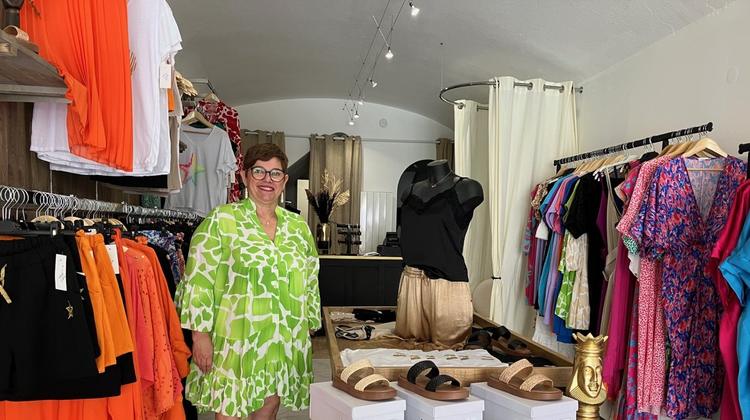 Gorette Patricio a ouvert sa boutique de prêt-à-porter "Le dressing des Cendrillons". 