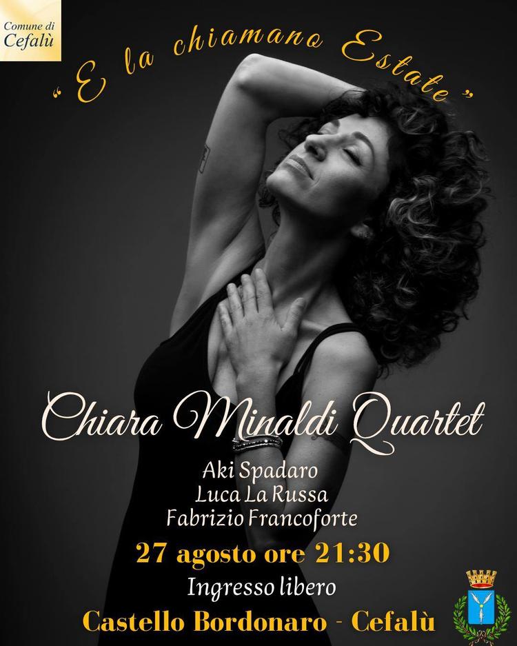 𝐄 𝐥𝐚 𝐜𝐡𝐢𝐚𝐦𝐚𝐧𝐨 𝐞𝐬𝐭𝐚𝐭𝐞✨ Una serata di musica dal vivo con il Chiara Minaldi Quartet, insieme ad Aki Spada...