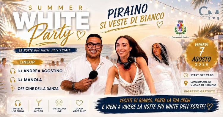 ✨ Piraino e pronta a vivere la notte più WHITE dell’estate! 🤍 Questa sera il lungomare di Gliaca diventa Whitelandia: m...