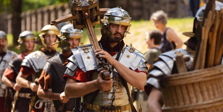  Römische Soldaten in Rüstung