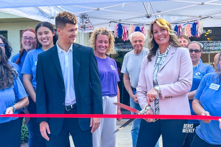 Ribbon cutting.