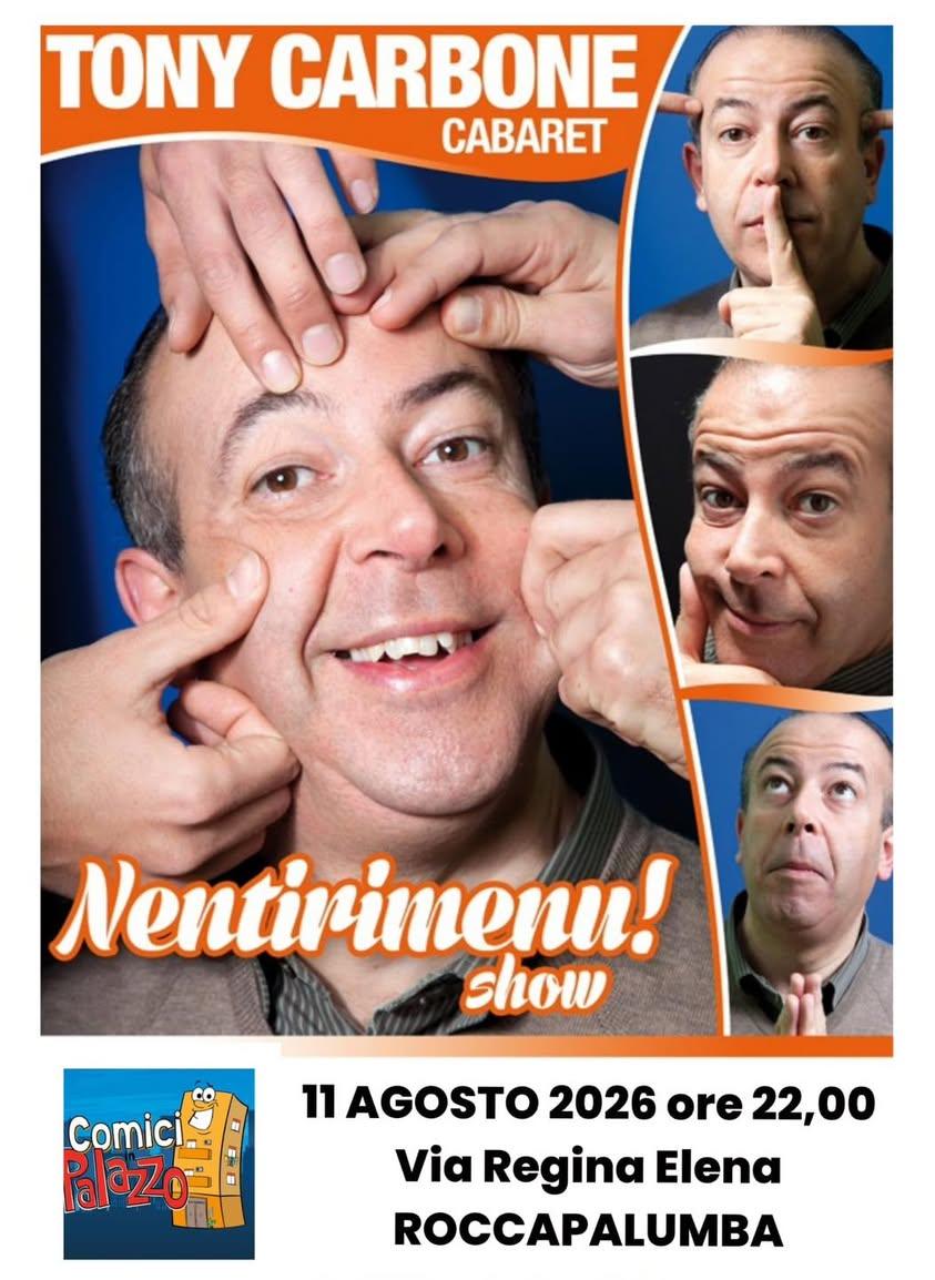 L’Estate Roccapalumbese 2026 si arricchisce di un appuntamento imperdibile con la grande comicità. 📅 Martedì 11 agosto...