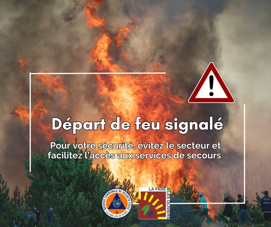Alerte incendie – col du Télégraphe