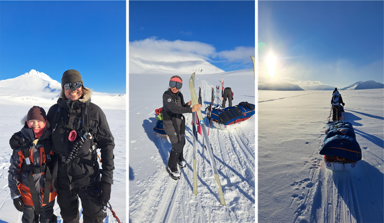 Zehnjährige Skifahrerin versucht Spitzbergen-Durchquerung