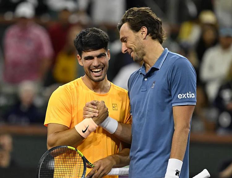 Indian Wells : Rinderknech fait vaciller Alcaraz avant de céder