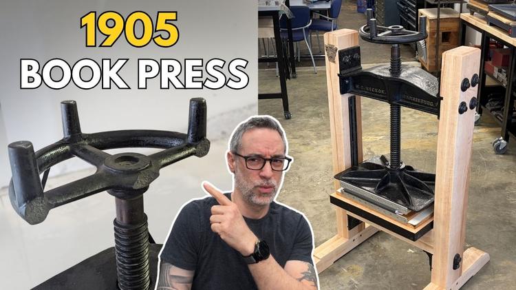This 120-Year-Old Book Press Was Destroyed… So I Rebuilt It