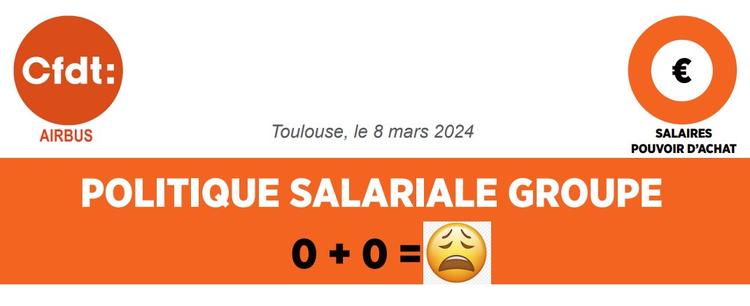 Politique salariale Groupe 2024 : 0 + 0 = :o(