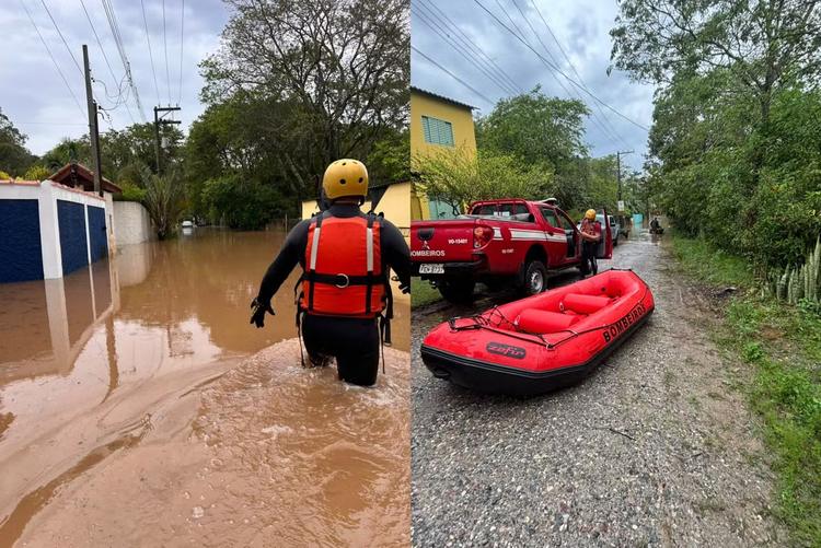 Rio em Itapetininga sobe 8 metros e atinge mais de 160 imóveis