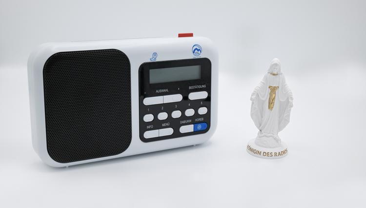 Kostenlose Marienstatue zur Radiobestellung im Mai