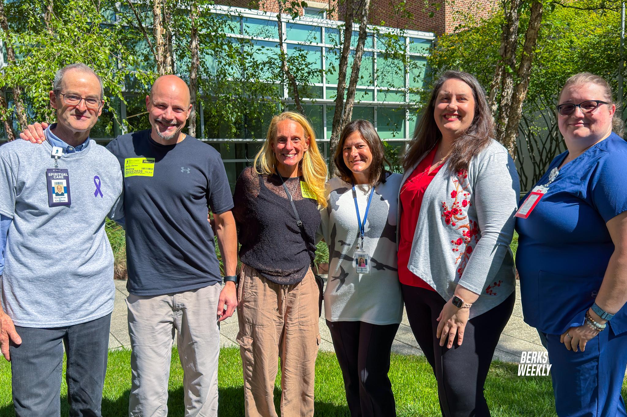 After 27 traumatic injuries, motorcycle crash survivor returns to thank Reading Hospital care team