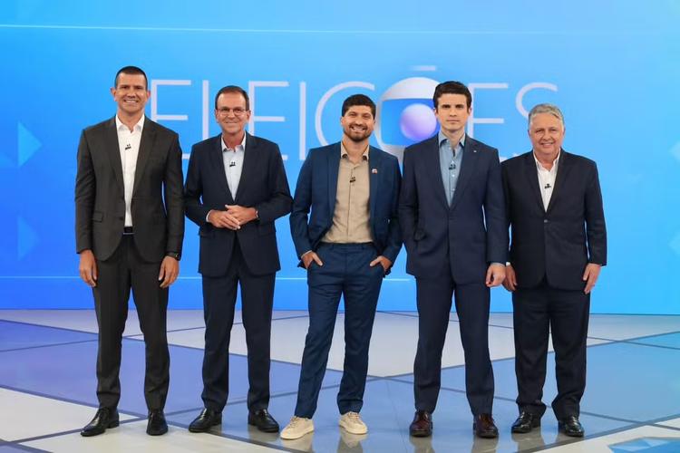 Debate da Globo com candidatos ao governo do RJ