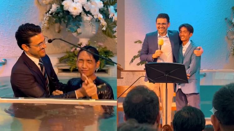 Professor leva aluno ao batismo em universidade cristã na Tailândia: “Deus o tocou”