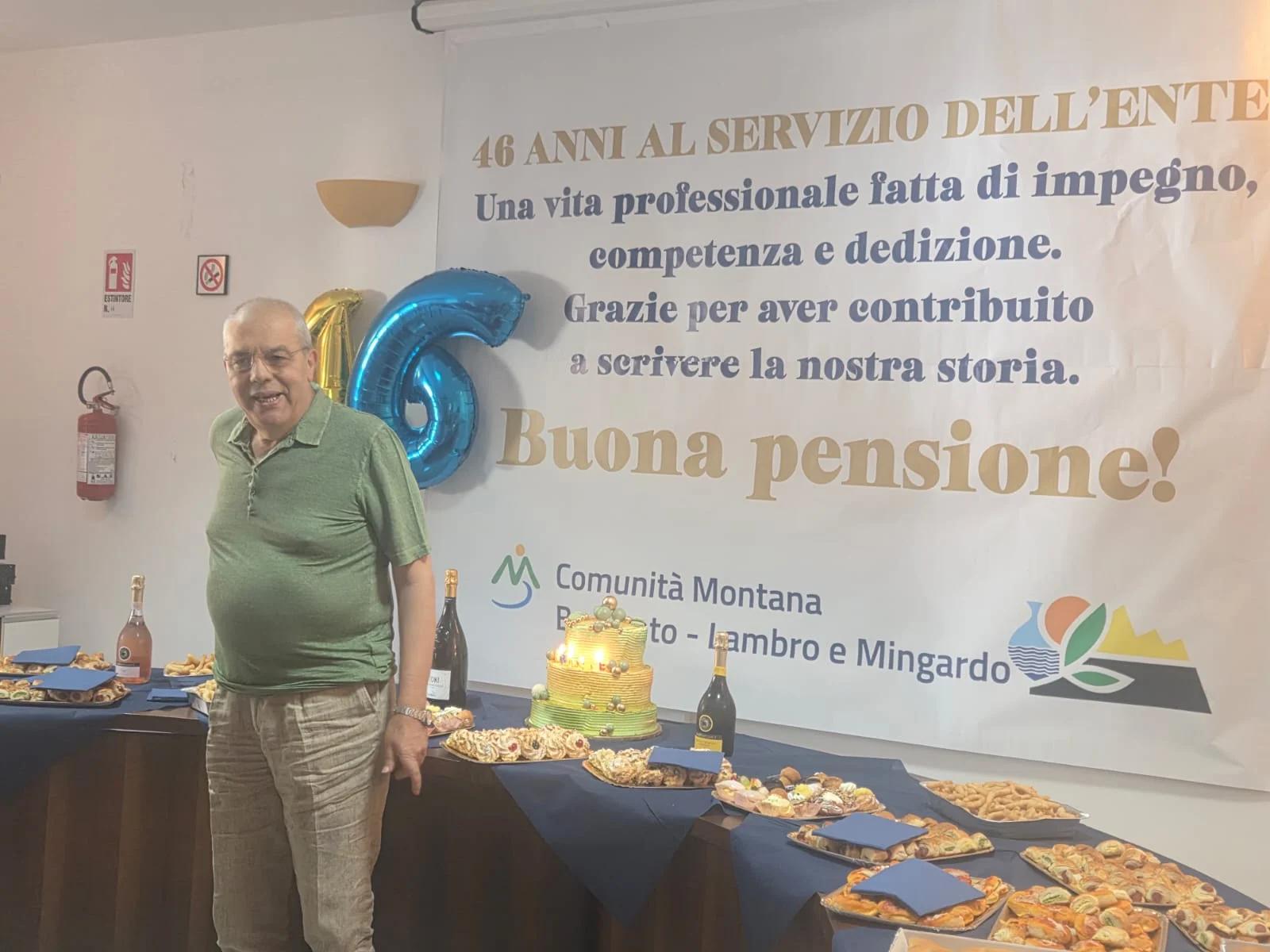 Pietro D’Angelo in pensione, la storia e l’eredità dello storico segretario della Comunità Montana
