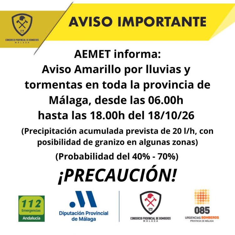 ⚠️AVISO IMPORTANTE AEMET