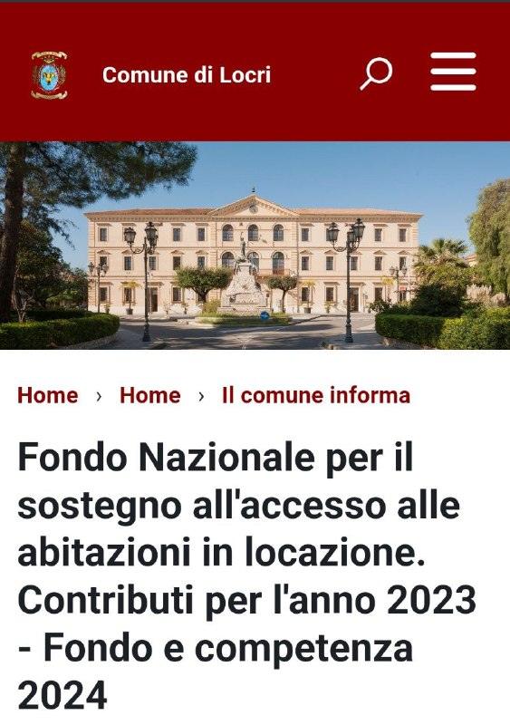 Avviso. https://www.comune.locri.rc.it/index.php?action=index&p=210&art=497