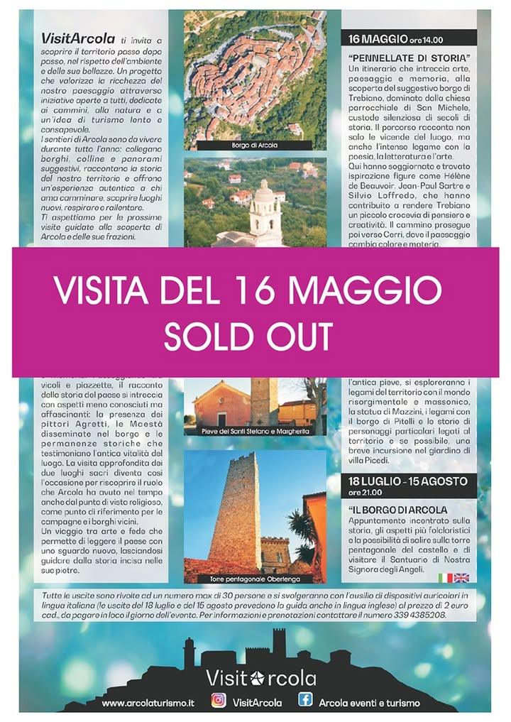 Visita guidata del 16 maggio a Cerri e Trebiano SOLDOUT. Prossima visita in programma sabato 23 maggio a Baccano