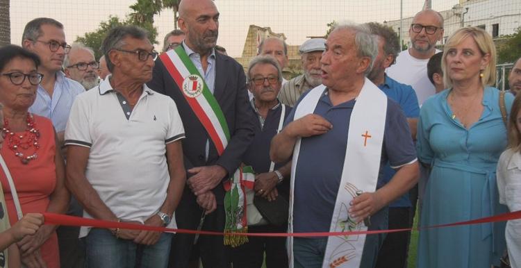 Inaugurati campetti intitolati a Michele Fazio