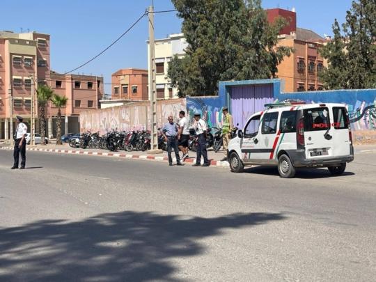 استنفار أمني واسع بابن جرير لتأمين امتحانات الأولى بكالوريا ومحيط مراكز الإجراء + صور