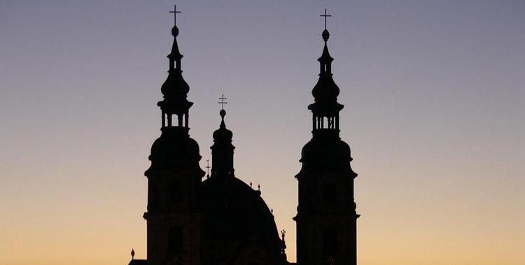  Fuldaer Dom bei Nacht