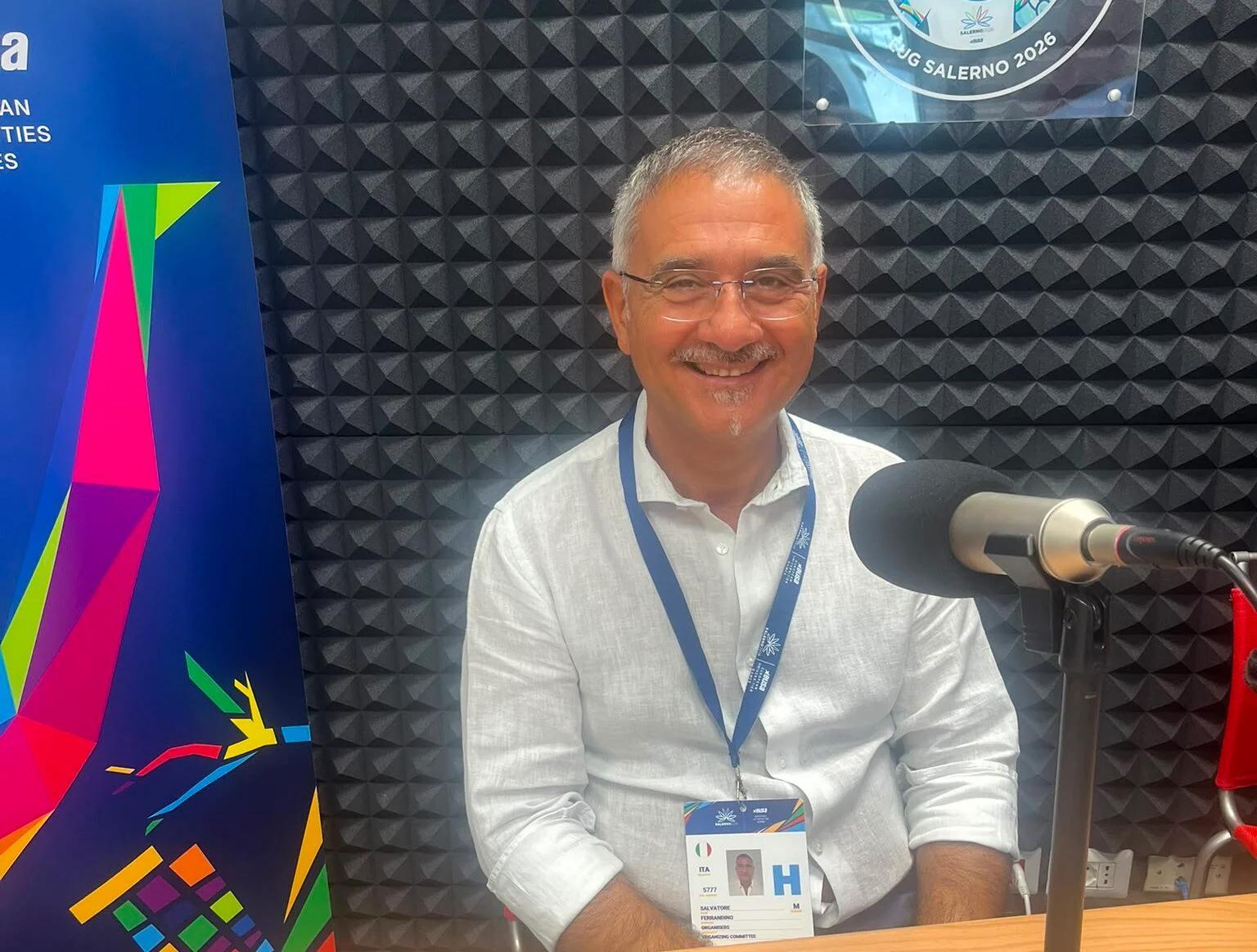 Eug Salerno 2026: l’impegno tecnologico di Unisa. Salvatore Ferrandino illustra lo sforzo prodotto a sostegno dei giochi