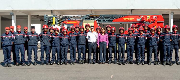 [Communiqué] Le SDIS 974 intègre 21 nouveaux caporaux de sapeurs-pompiers professionnels