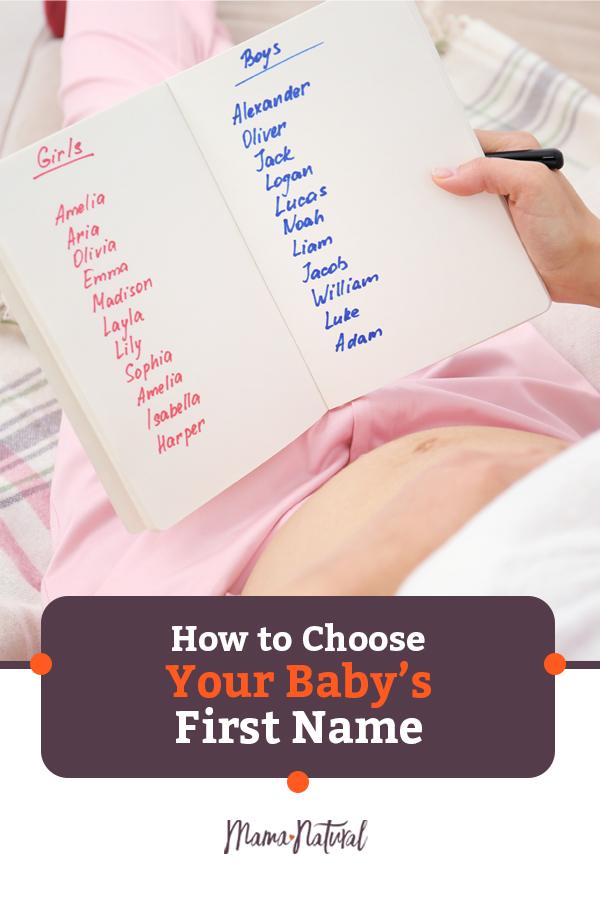 How to Choose Your Baby’s First Name
