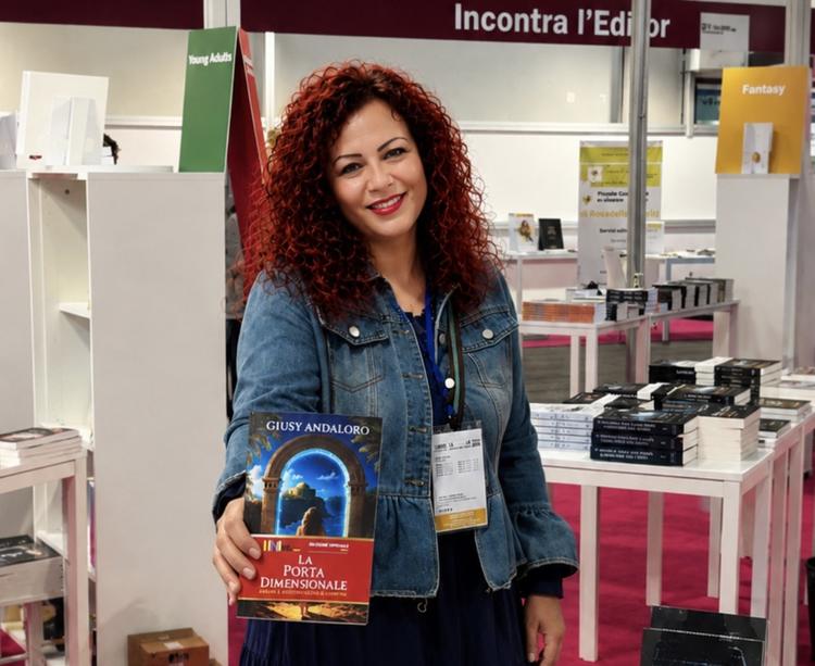 L’autrice milazzese Giusy Andaloro al Salone Internazionale del Libro di Torino. Grazie a Pantelleria