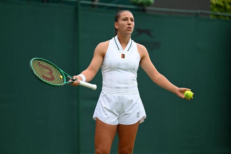 Diane Parry, ici à Wimbledon, a été éliminée dès son entrée en lice à Wuhan. (A. Réau/L'Équipe)