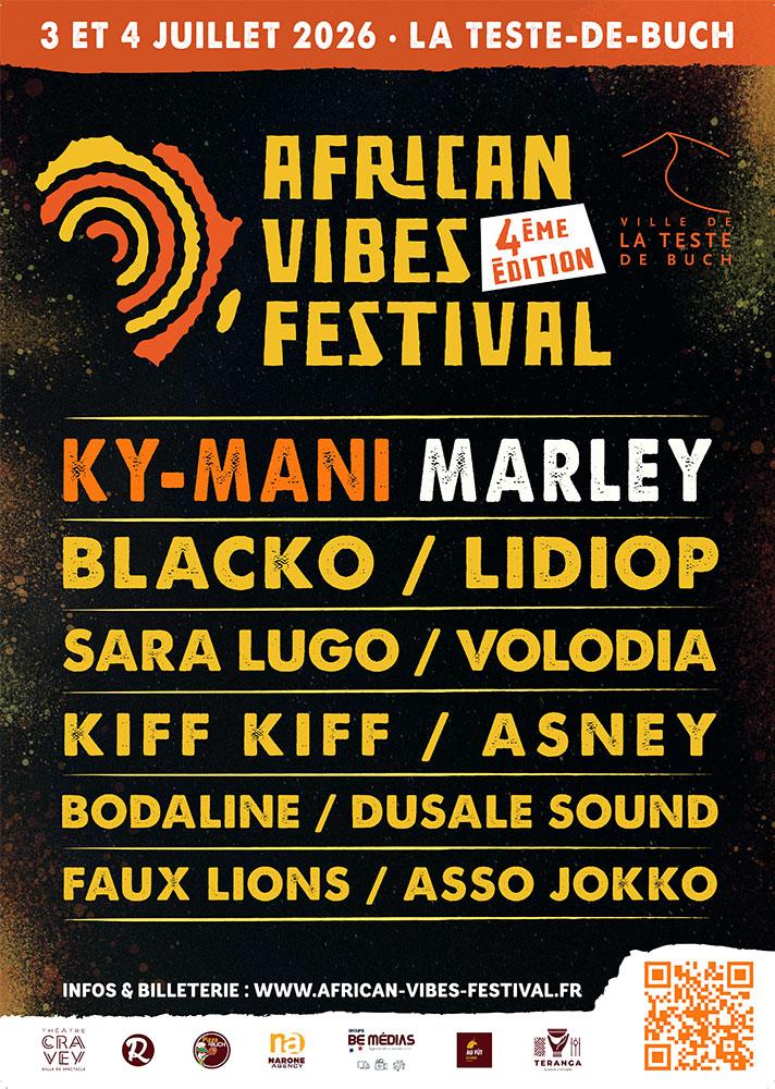 African Vibes branche l’été afro-reggae (3–4&nbsp;juillet)