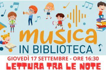 "Lettura tra le note" - iniziativa gratuita per bambini 0-3 anni