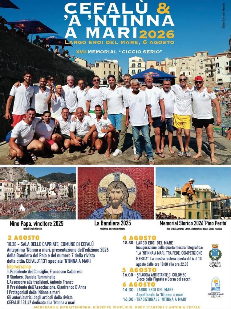 Tra gli appuntamenti più attesi dell’estate cefaludese torna la @ntinnaamari.cefalu , simbolo di fede, storia e tradizio...