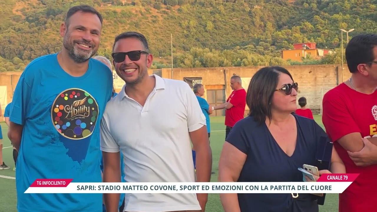 Sapri, la Partita del Cuore unisce la comunità: in campo anche Julio Gonzalez