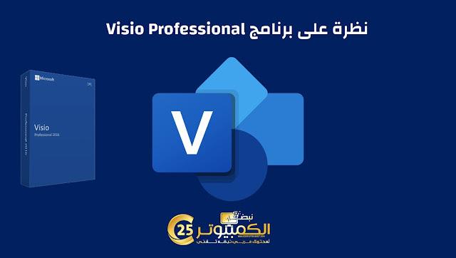 نظرة على برنامج Visio Professional