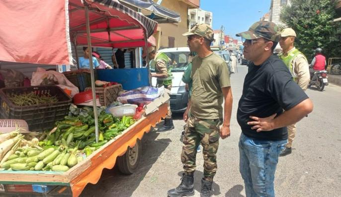 دورية مشتركة لتحرير الملك العمومي ومحاربة مظاهر العشوائية باسفي