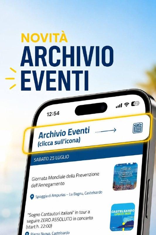 La sezione Eventi dell’App si arricchisce dell’Archivio degli eventi, una funzione pensata per documentare e valorizzare...