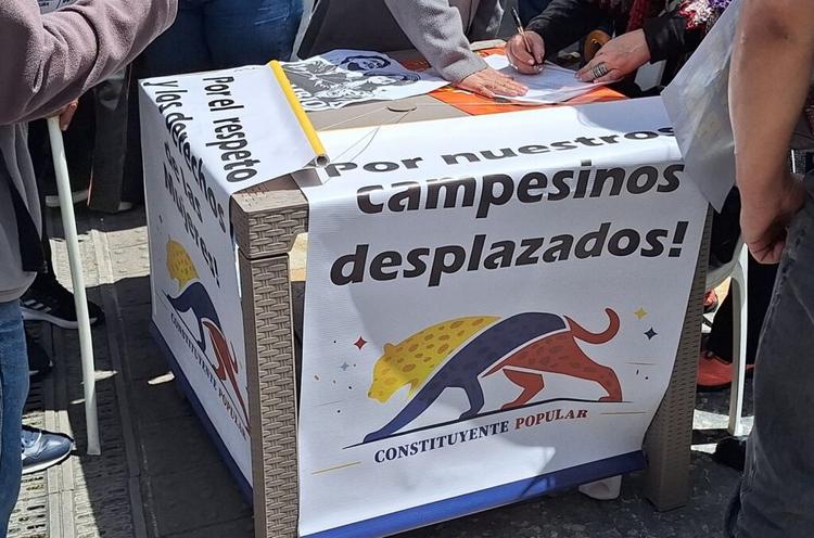 signatures constituent assembly, in Bogota, Colombia.