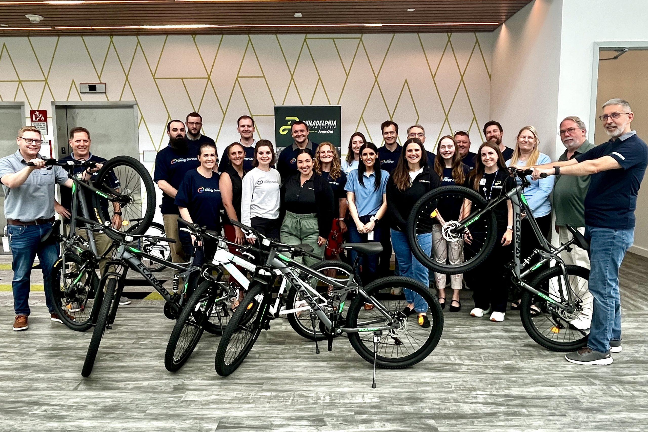 UGI employees in Wyomissing build bicycles for Berks County children
