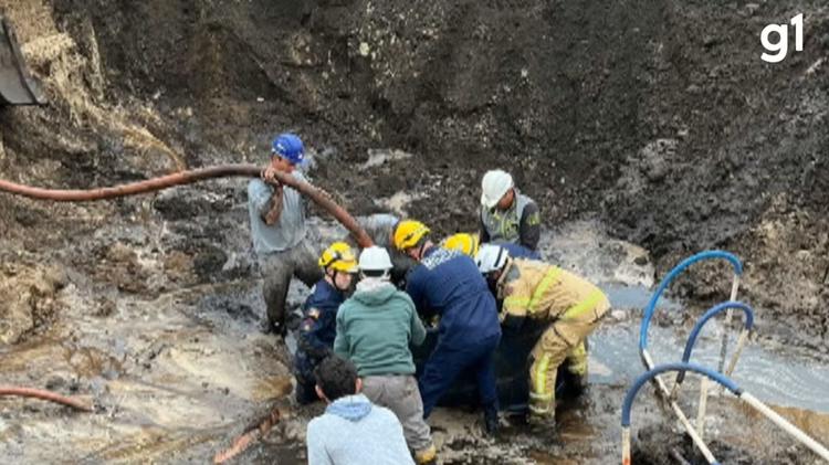 Trabalhador é resgatado após ficar seis horas soterrado em obra no Litoral Norte do RS