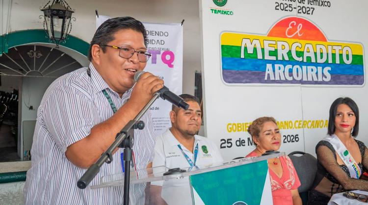Lanzan el 'Mercadito Arcoíris' en Temixco para impulsar la economía de los emprendedores