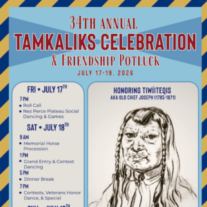 34th Annual Tamkaliks Celebration & Friendship Potluck 2026