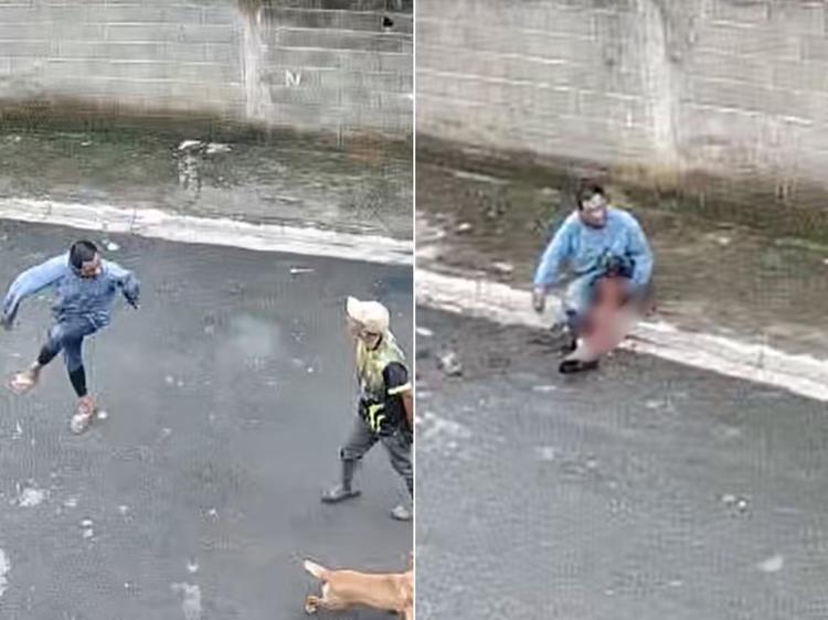 Homem é preso após balear duas vezes vítima que disse 'puxa e atira'; vídeo mostra discussão