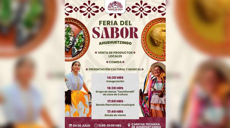 Puente de Ixtla anuncia la primera Feria del Sabor Ahuehuetzingo 2026
