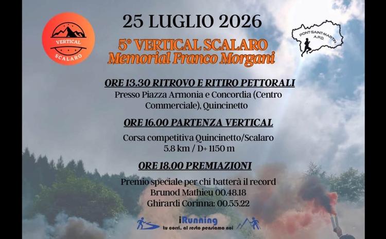 QUINCINETTO – Sabato 25 luglio, torna la Vertical Scalaro