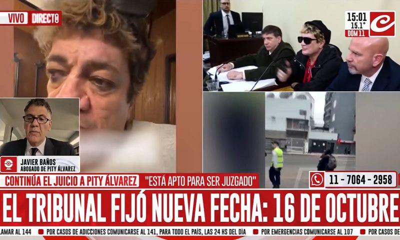¡EXCLUSIVO! Juicio a Pity Álvarez: su abogado cuestionó los peritajes y la continuidad del debate